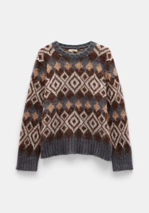 Tessa Fairisle Crew Jumper