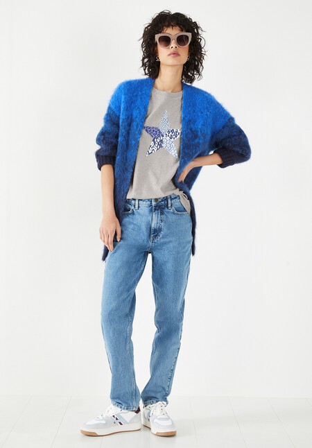 Ombre Edge To Edge Cardigan