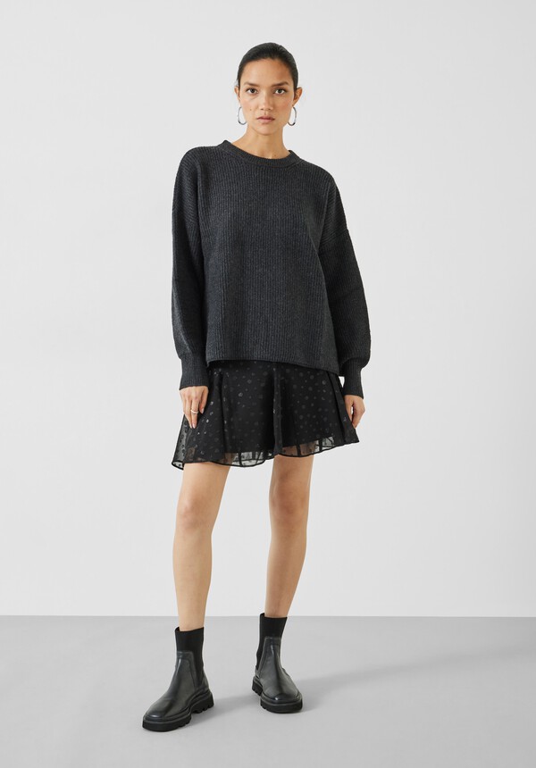 Melody Jacquard Mini Skirt