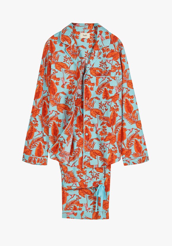 Isla Printed Cotton Pyjama Set