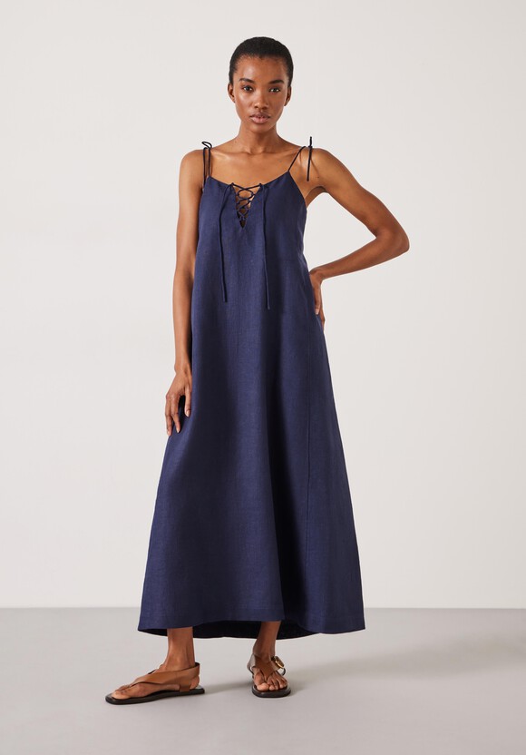 Aanya Two Way Linen Maxi Dress