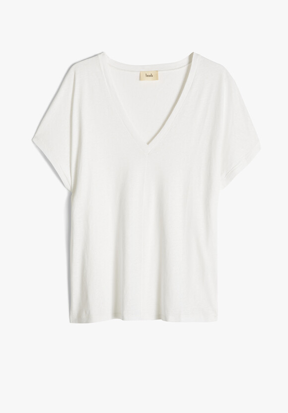 Danny Linen V-Neck T-Shirt