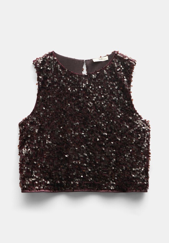 Zarina Sequin Top