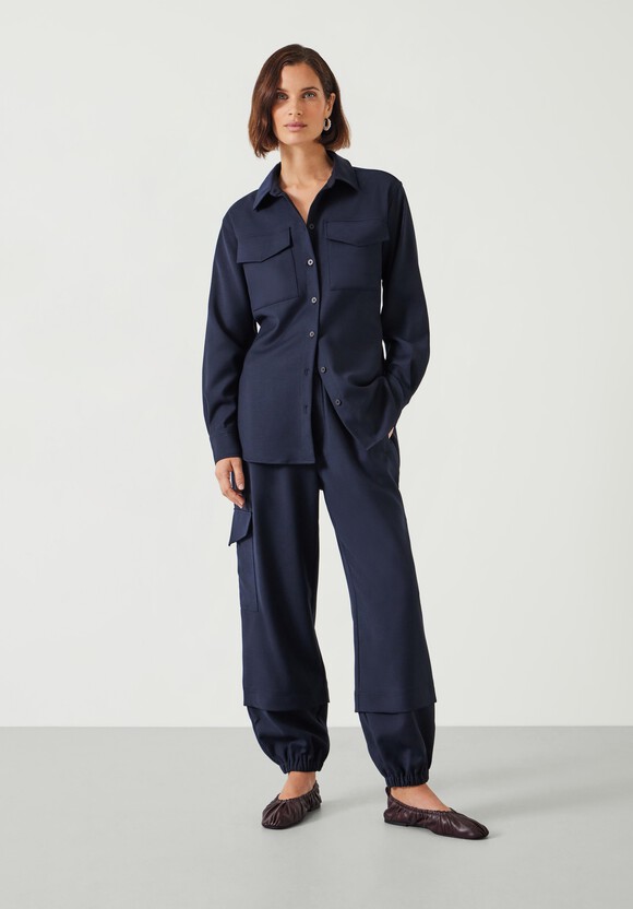 Lara Utility Wool Shirt
