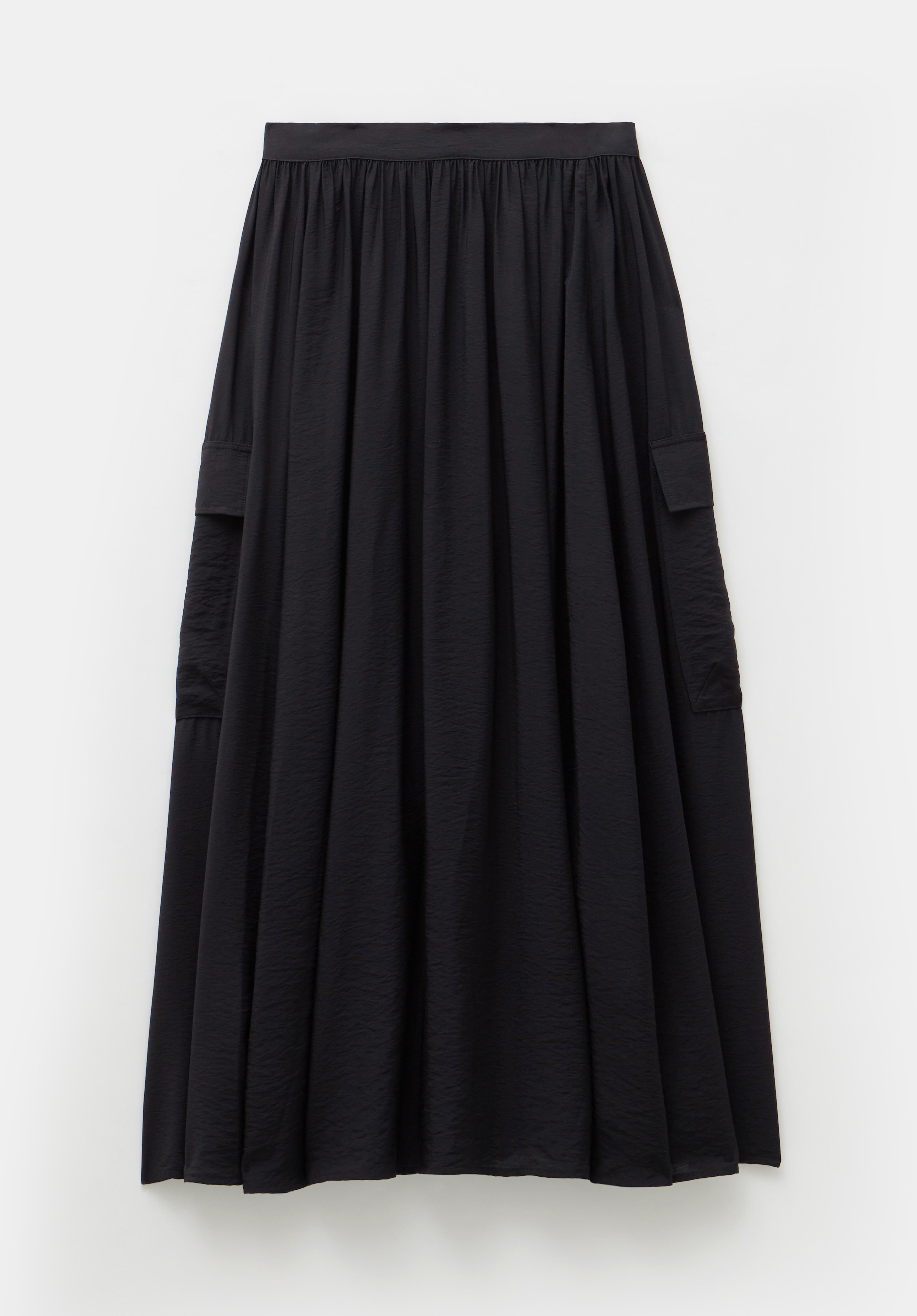 Hush black midi skirt shop