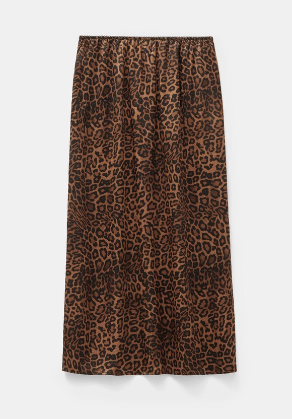 Printed Midi Skirt