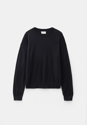 Fine Knit Wool Blend Jumper