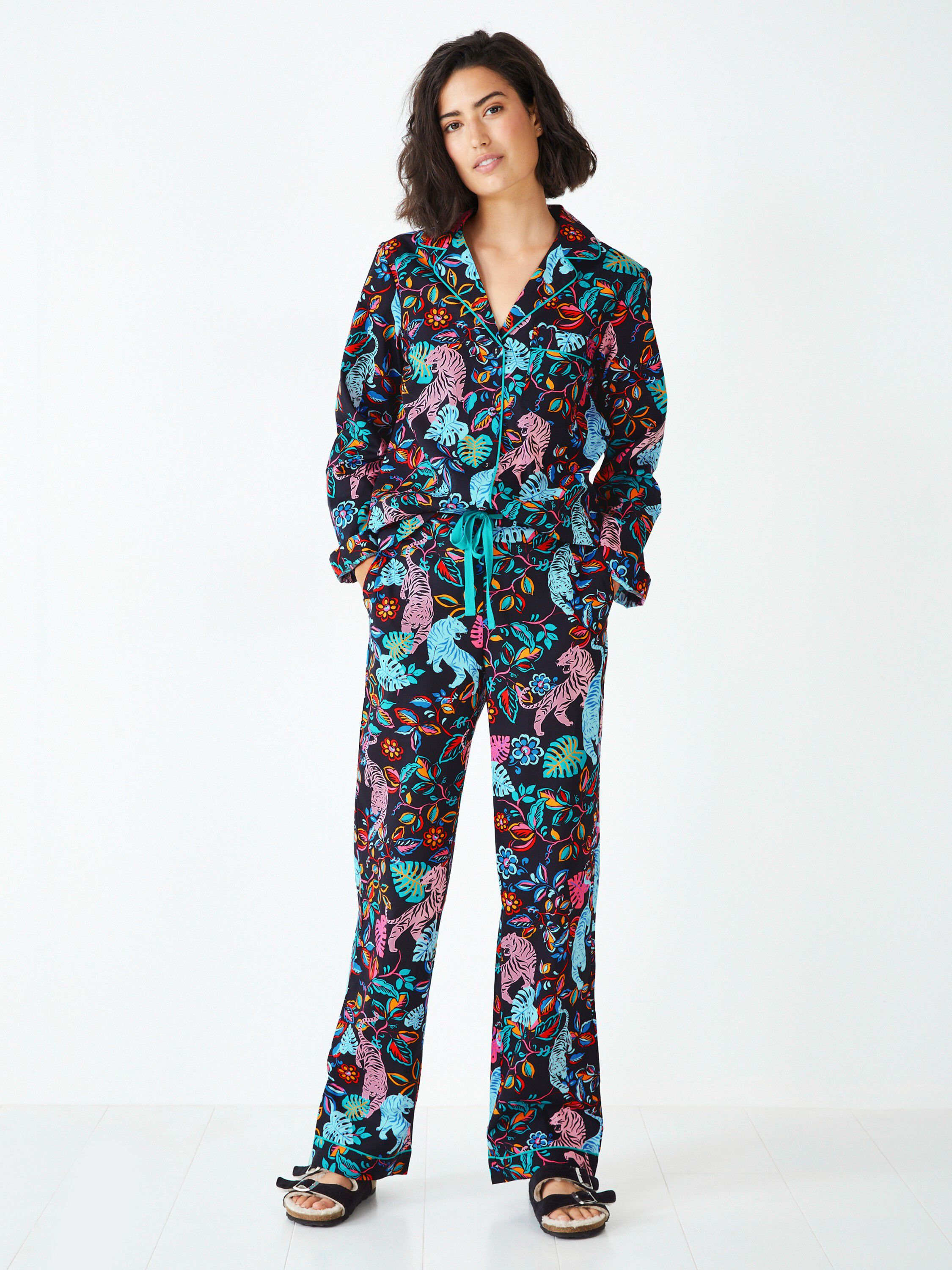 Isla Printed Cotton Pyjama Set