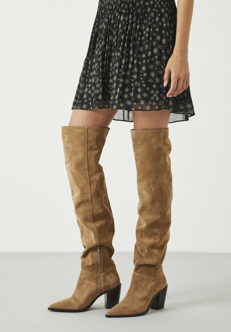 Elise Leather Over The Knee Boots