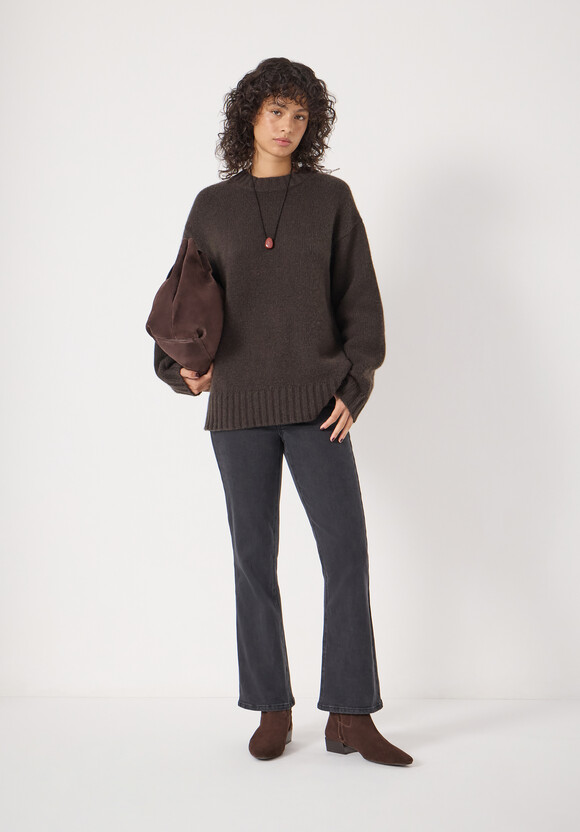 Cora Longline Chunky Cashmere Jumper