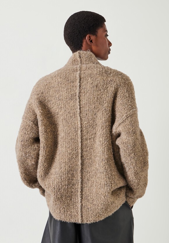 Bailey Boucle Funnel Jumper