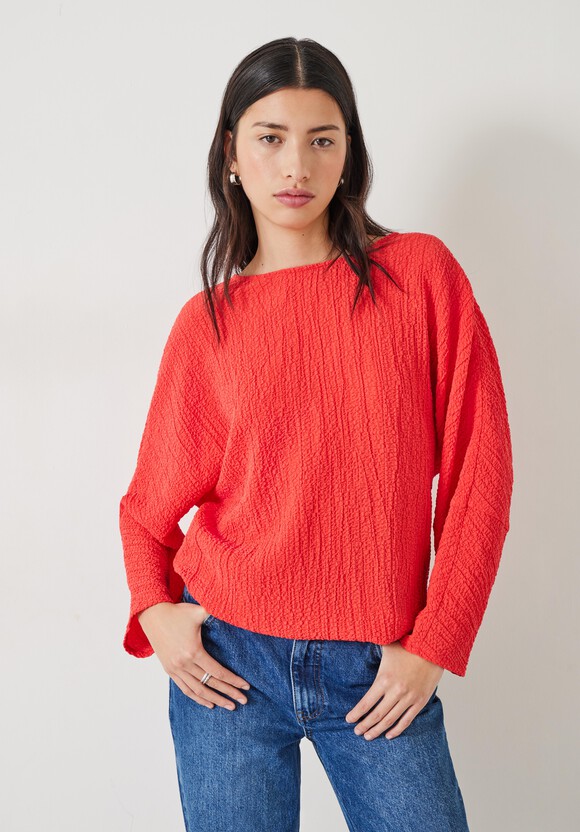 Kirra Oversized Textured Blouse
