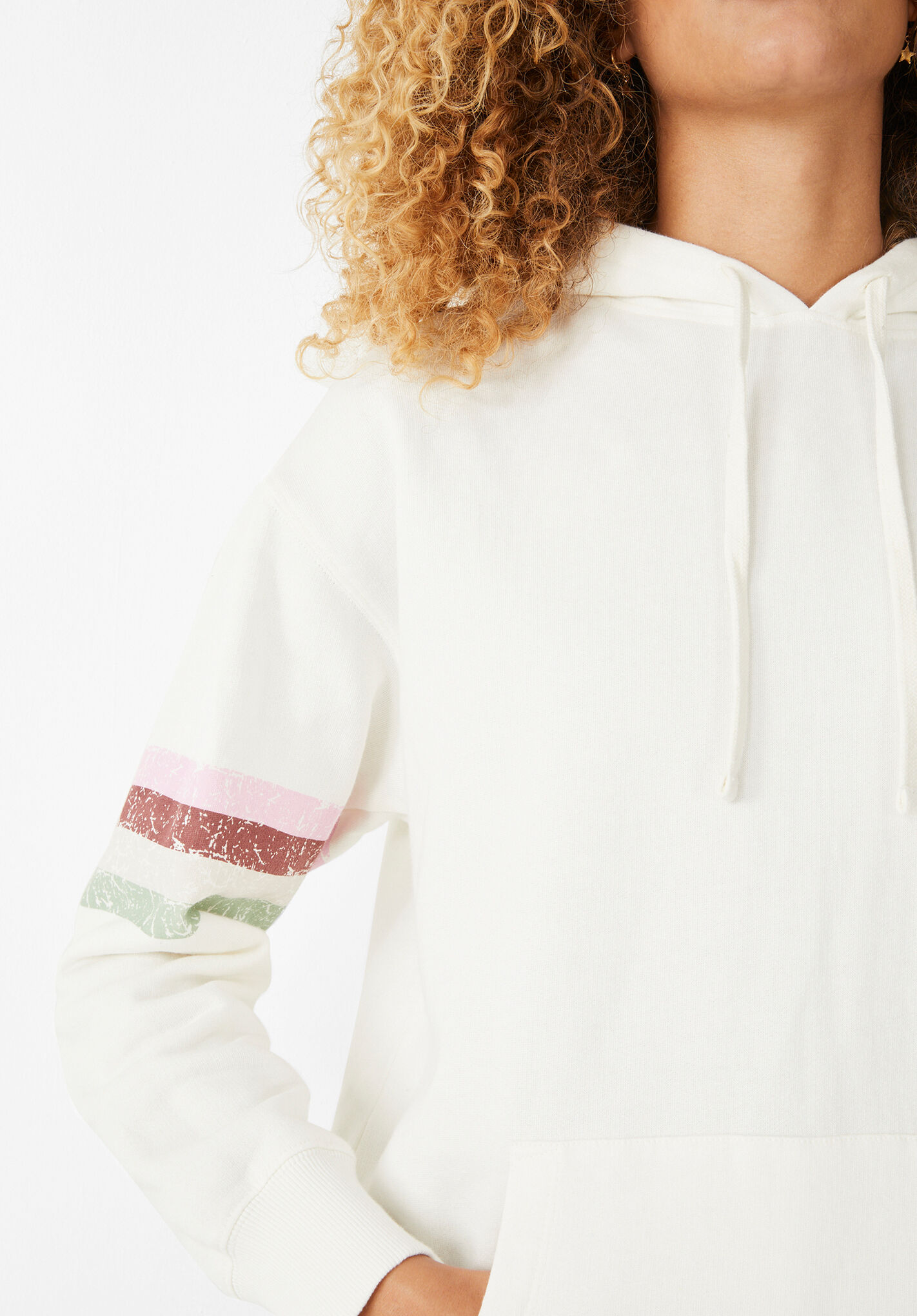 Striped Oversized Hoodie