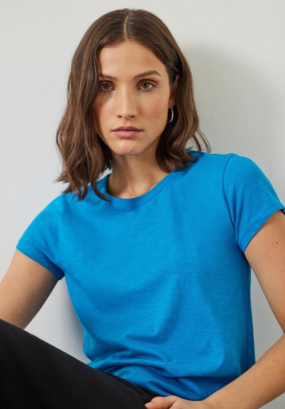 Slim Fit Slub Crew T-Shirt