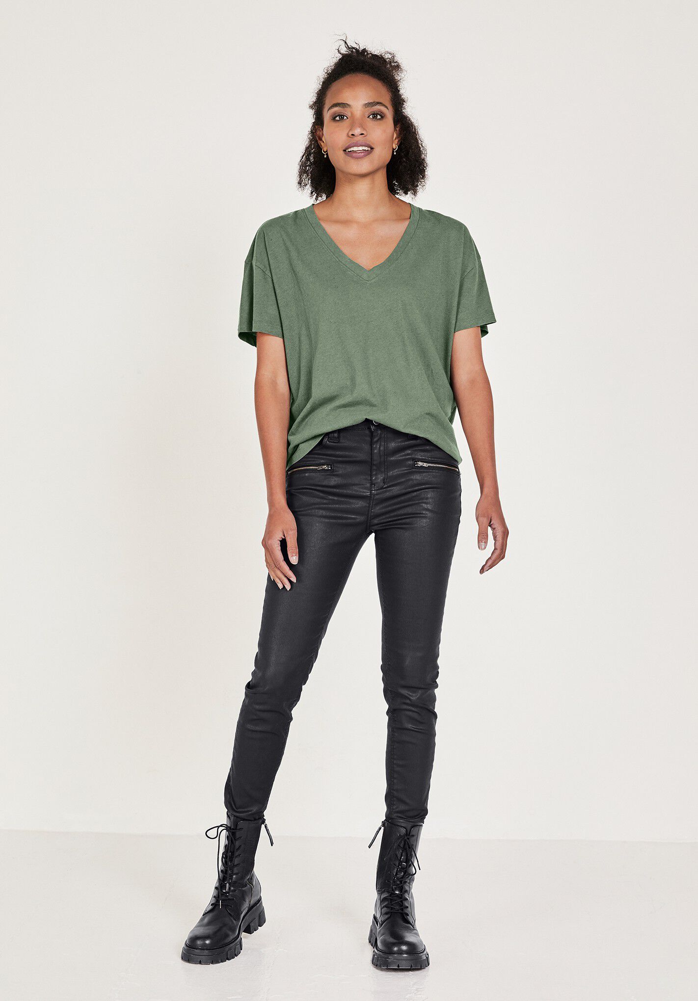 Cotton linen blend t shirt clearance