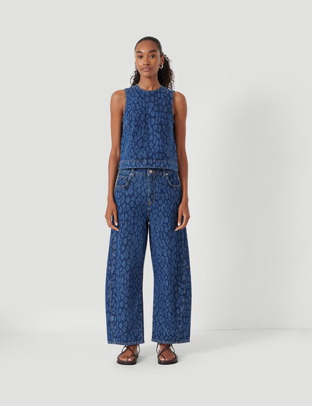 Cropped Bree Barrel Leg Jeans
