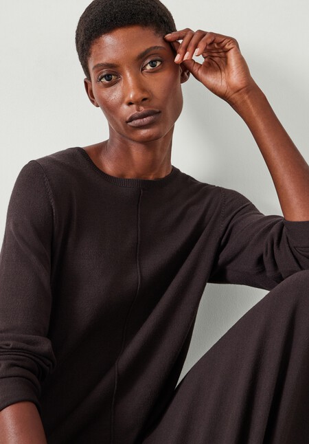 Talen Long Sleeved Knitted Maxi Dress