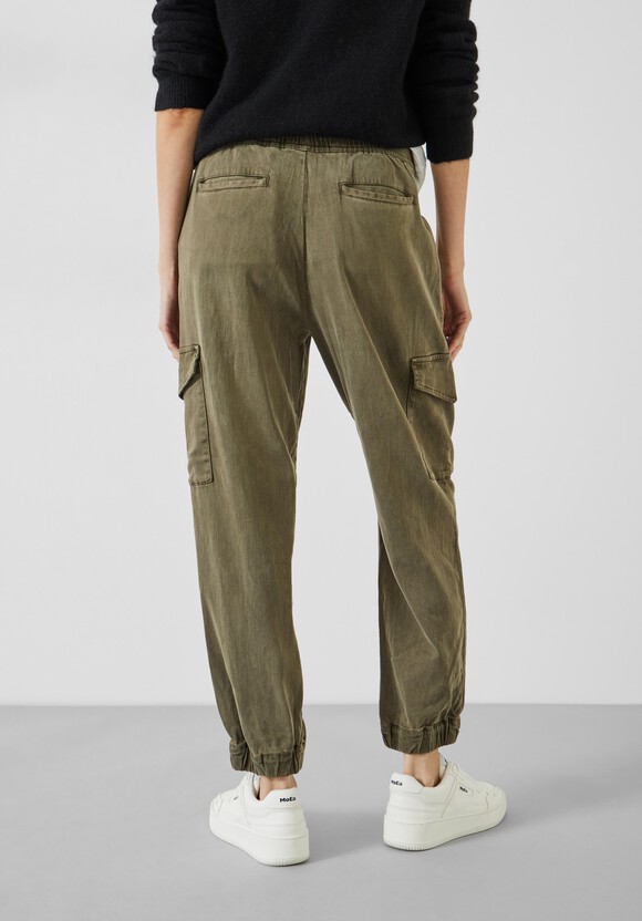 Washed Cargo Trousers