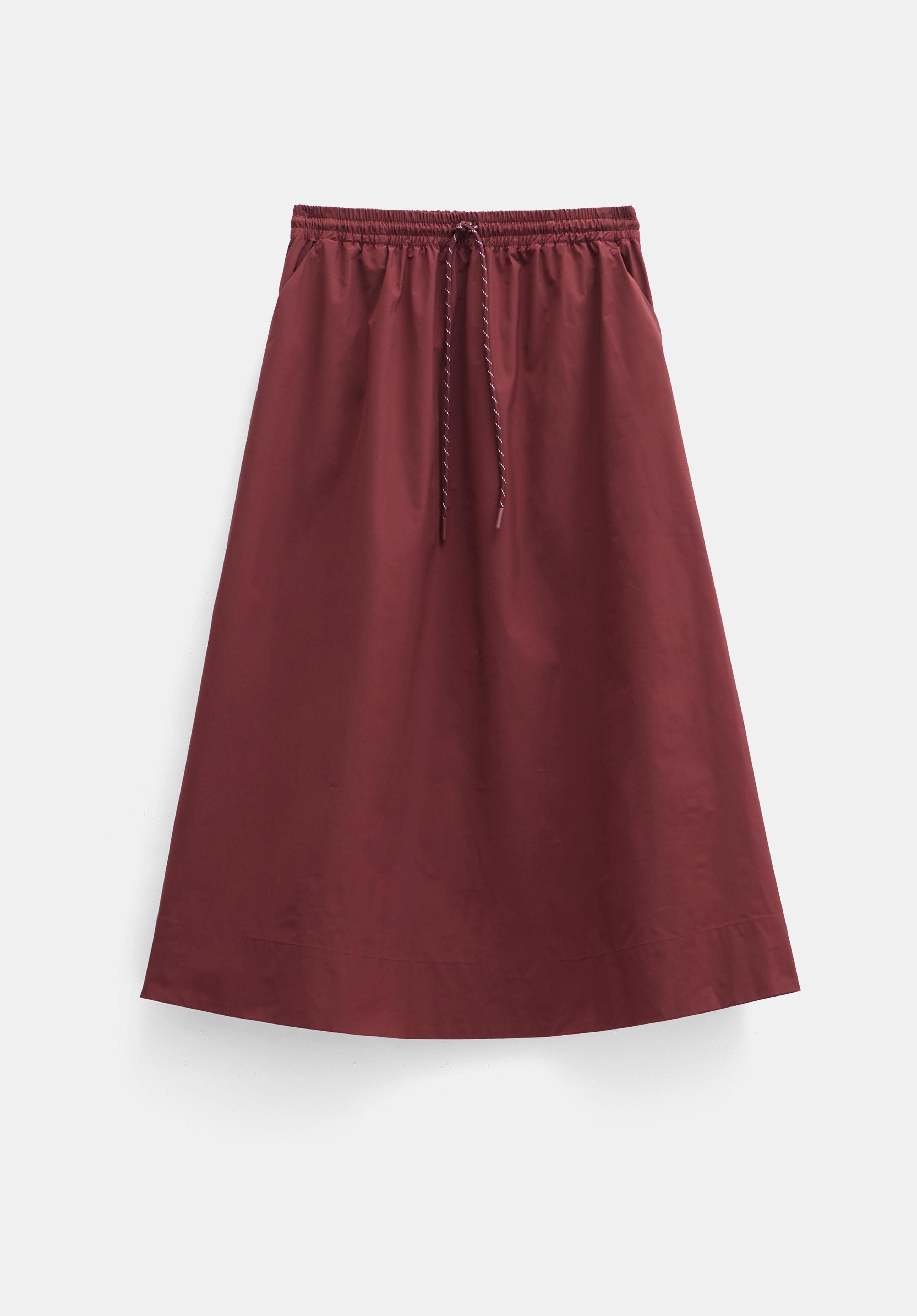 Air Flow Balloon Midi Skirt | Black | hush