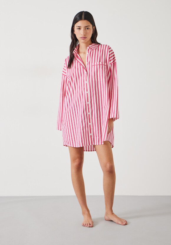 Emerson Striped Oversized Nightshirt