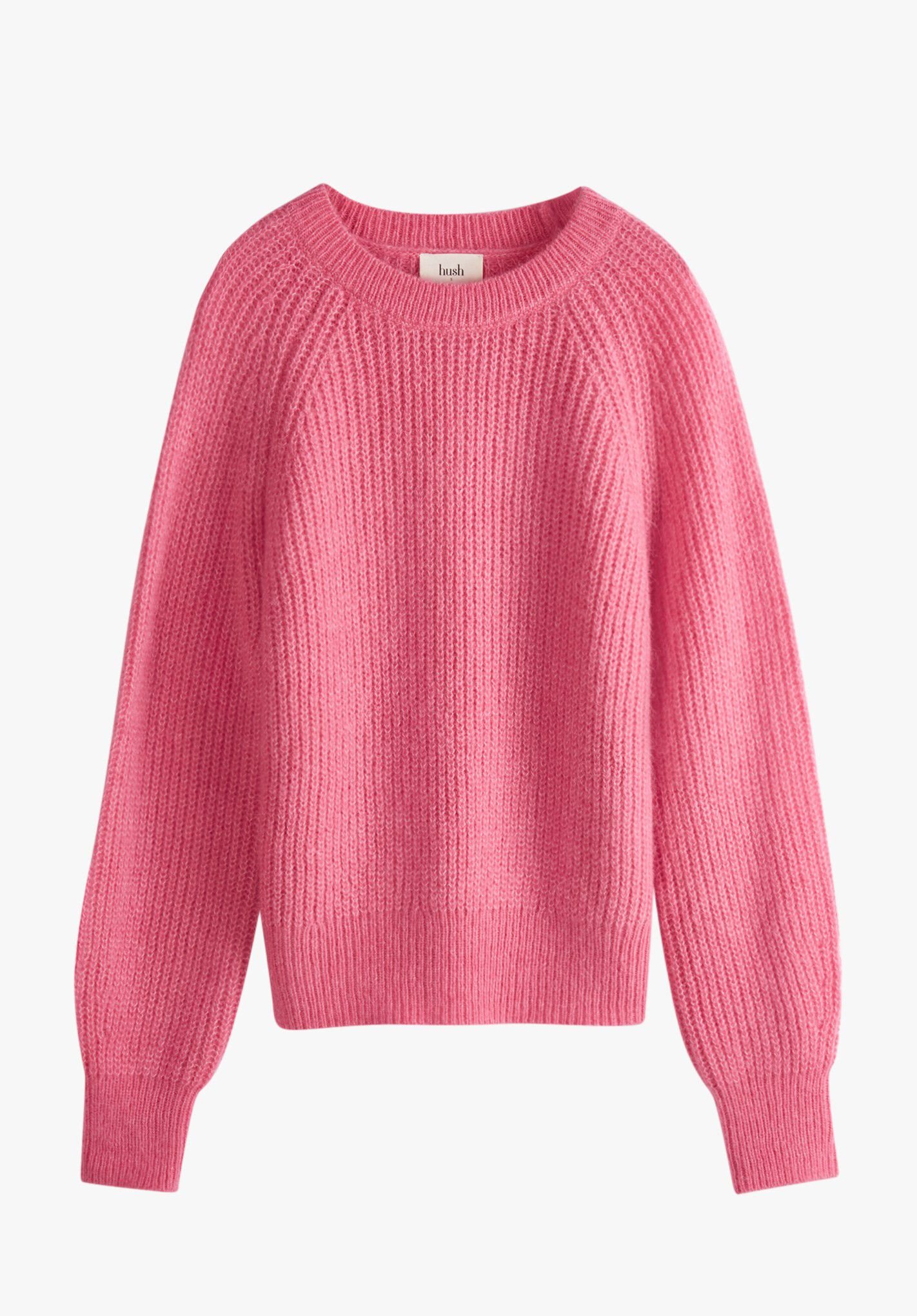 Alma Fluffy Raglan Crew Wool Blend Jumper