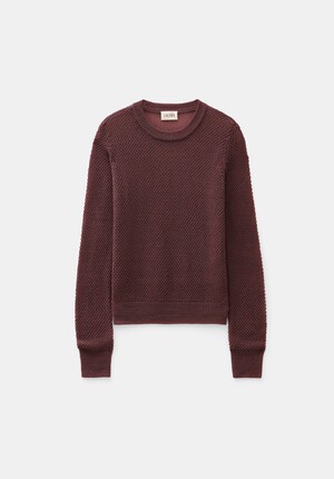 Interest Stitch Knitted Jumper