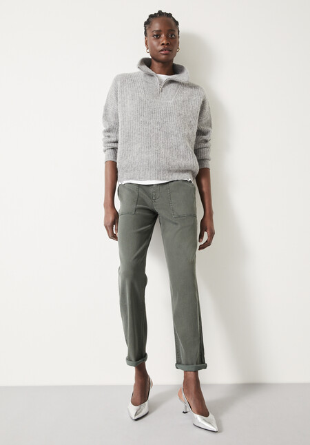 Kelly Washed Cargo Trousers
