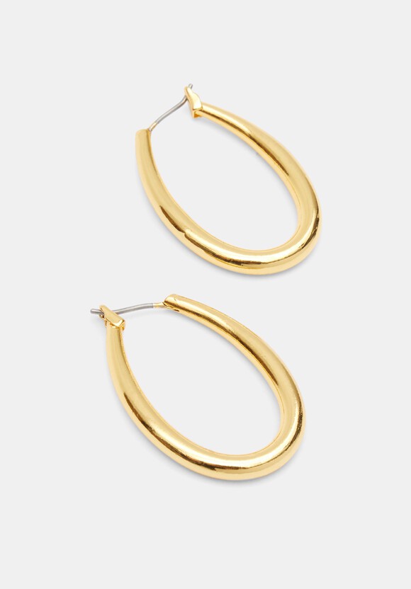 Brooke Oval Hoop Earrings