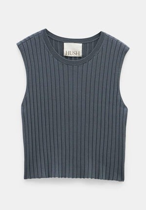Sive Ribbed Knitted Tank Top