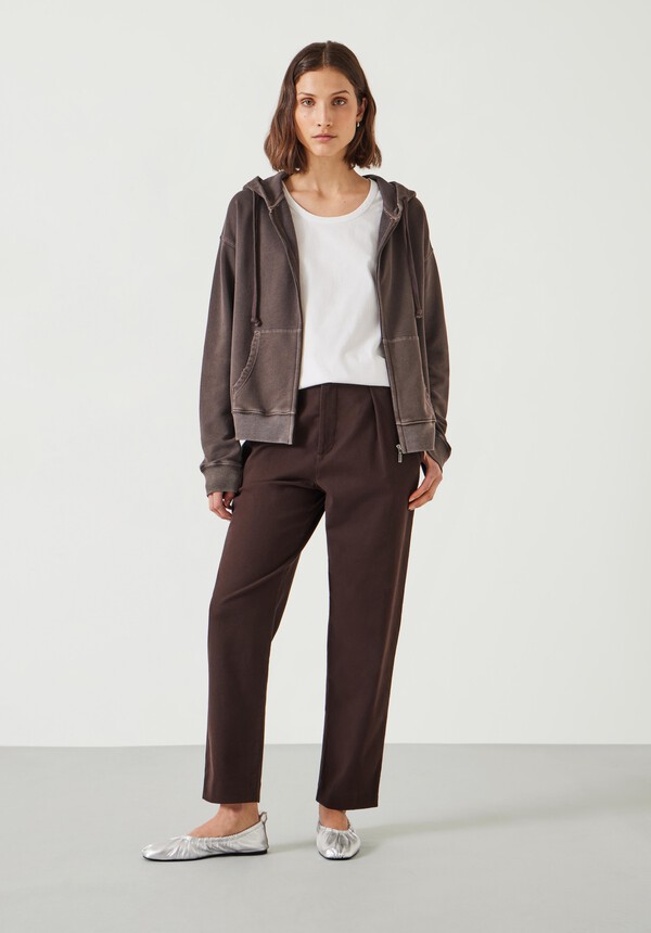 Ruby Cotton Pleat Trousers