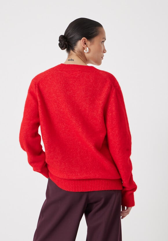 V Neck Knit Jumper