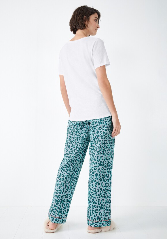 Isla Printed Cotton PJ Trousers