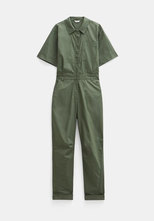 Lightweight Cotton Utility Jumpsuit
