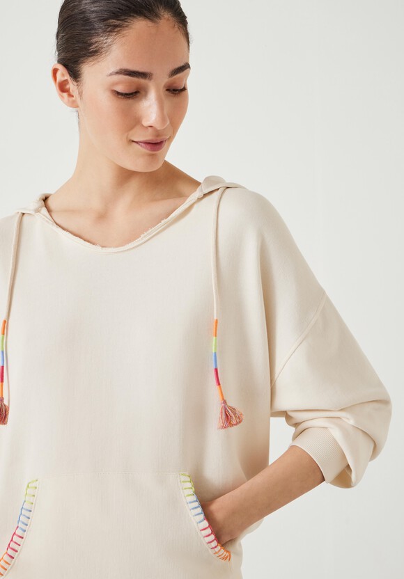 Sandy Stitch Detail Hoodie
