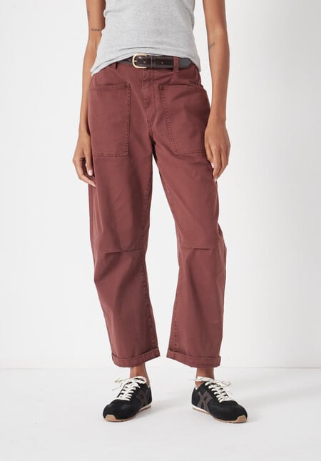 Cordi Barrel Leg Trousers