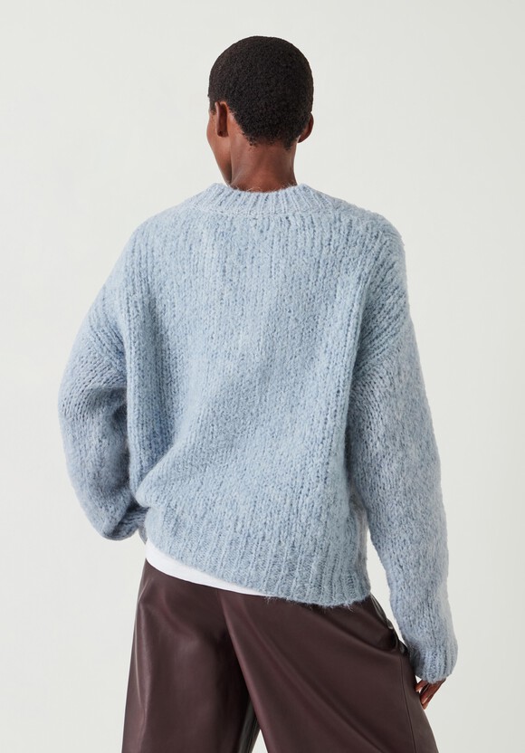 Frankie Textured V Neck Jumper