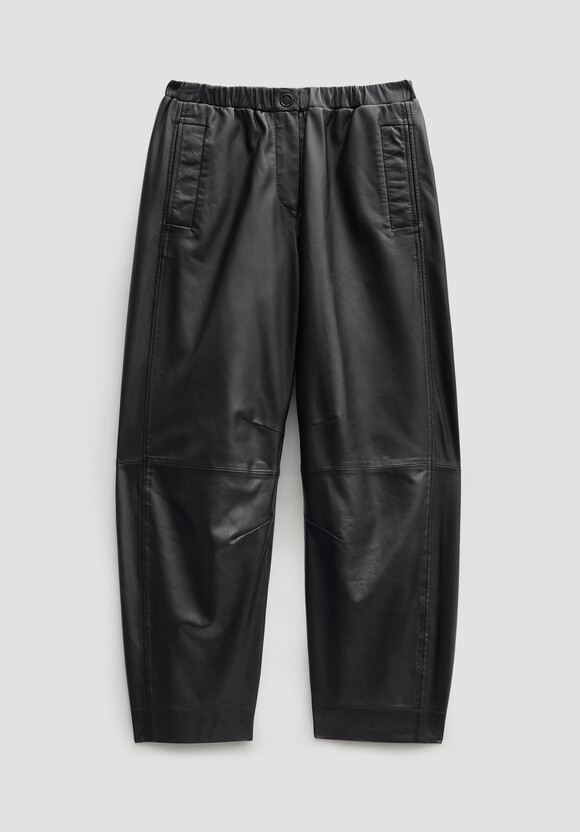 Leather Jack Barrel Trousers
