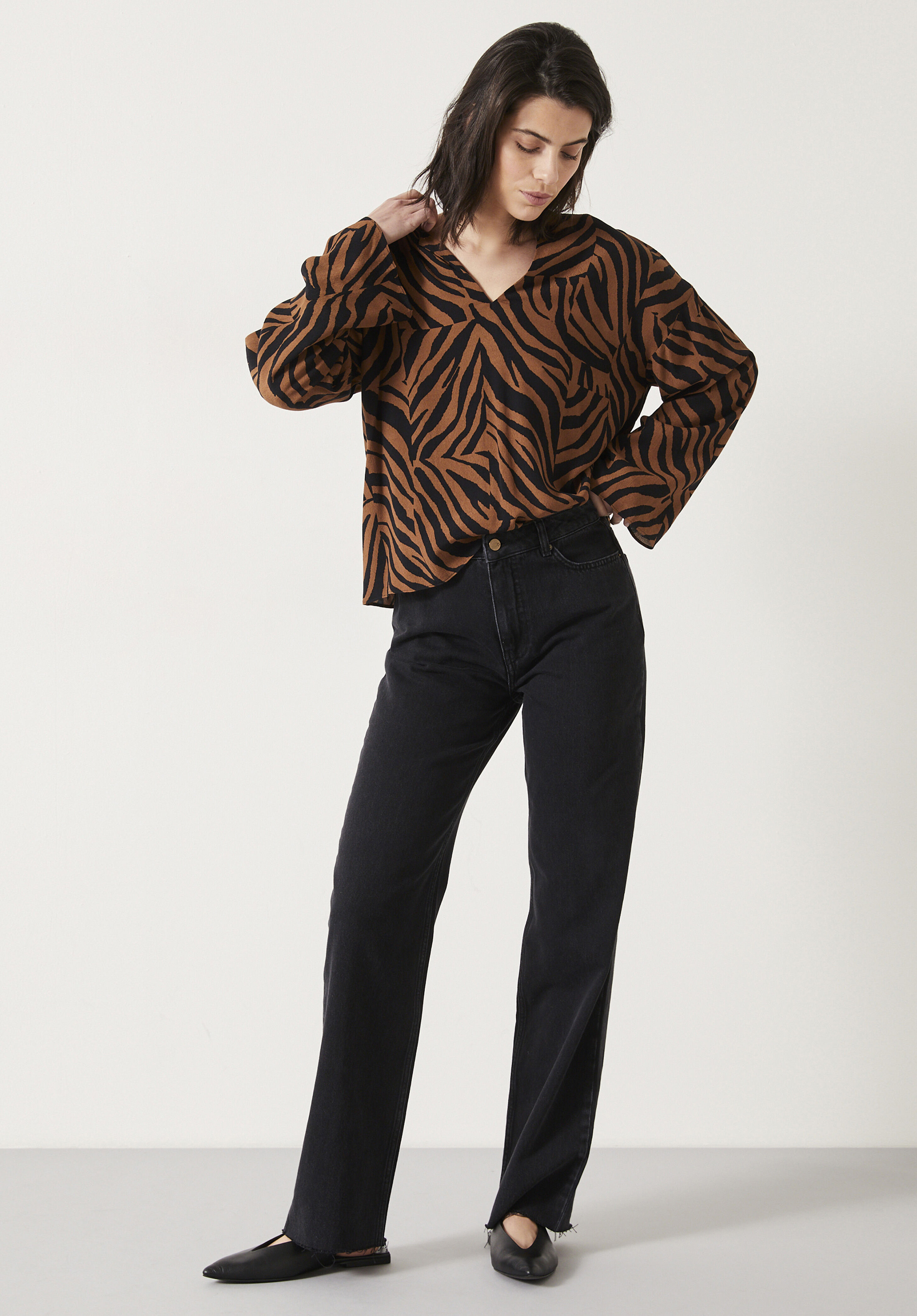 Hush zebra star jumper top