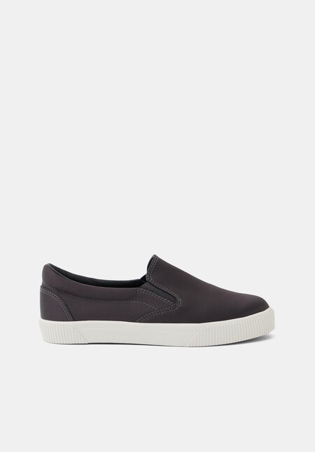 Gili Satin Slip On Trainers