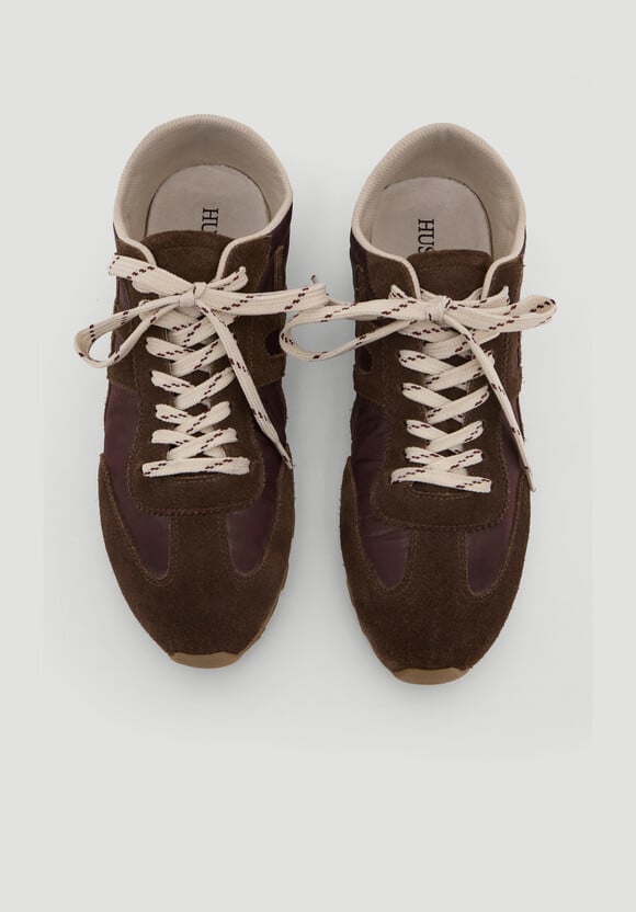 Suede Slimline Retro Trainers