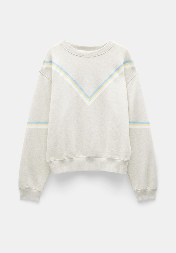 Winona Chervon Stripe Sweatshirt