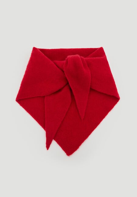 Wool Blend Triangle Scarf