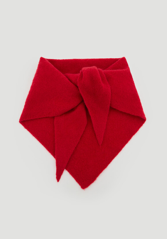 Wool Blend Triangle Scarf