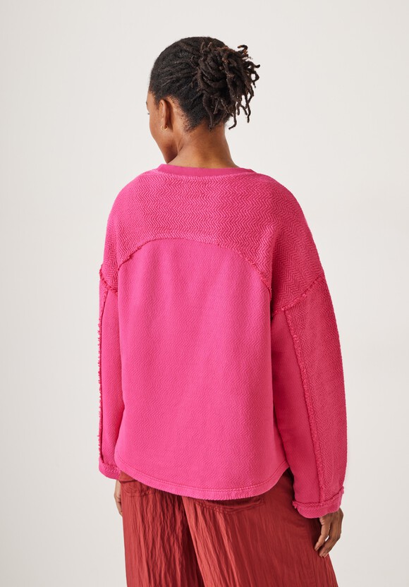 Hannah Textured Sweatshirt