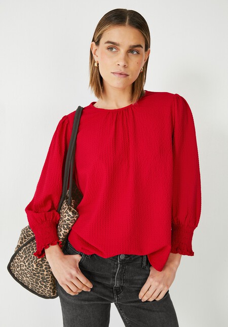 Rosan Shirred Top