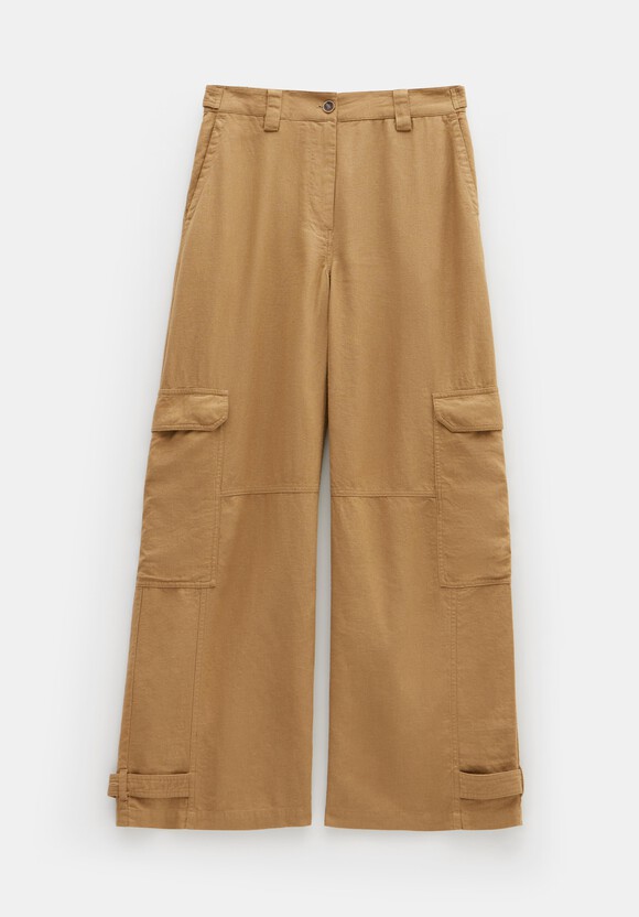 Nova Linen Cargo Trousers