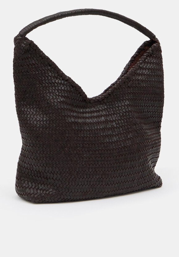 Leather Weave Tote