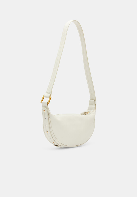 Rory Crescent Leather Crossbody Bag