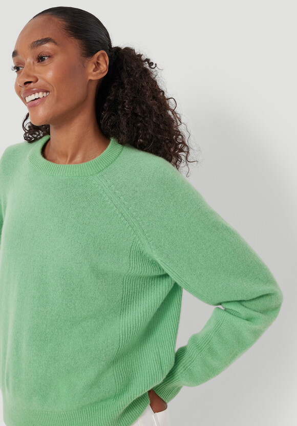 Jasmine Cashmere Rib Detail Jumper