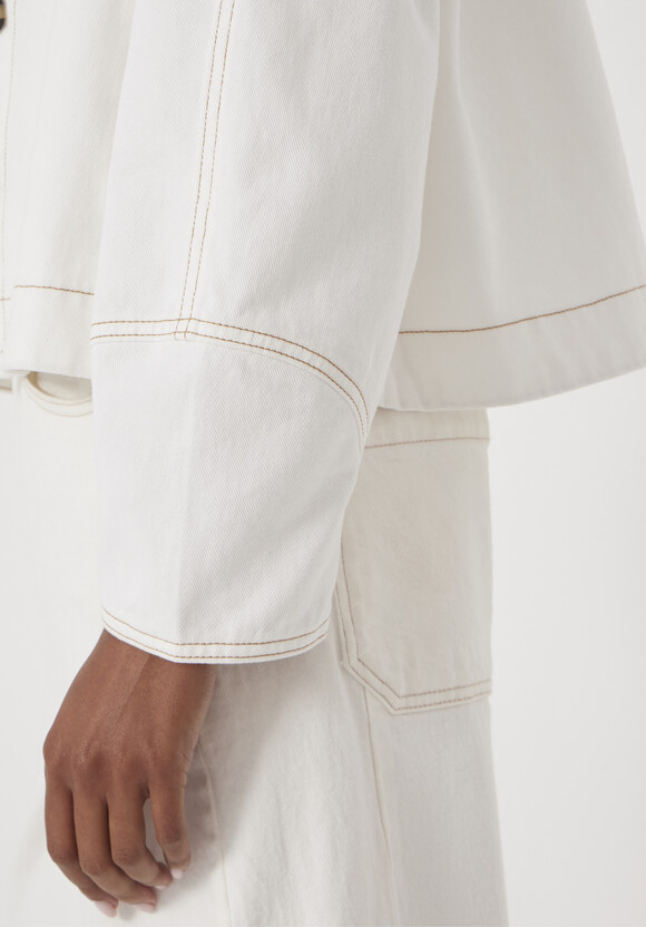 Barrel Sleeve Swing Jacket